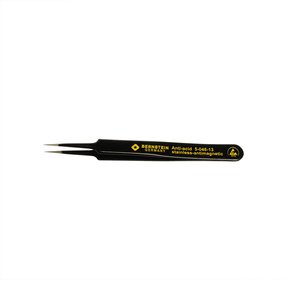 Pęseta SMD, 110 mm, prosta, bardzo szpiczasta, z powłoką ESD, Pęseta do SMD Bernstein Tools  5-048-13 110 mm