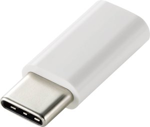 Przejściówka, adapter USB 2.0 Renkforce RF-4472308, [1x złącze męskie USB-C - 1x złącze żeńskie Micro-B USB 2.0]