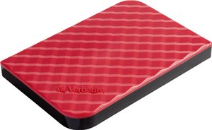 Verbatim Store 'n' Go 1 TB  Zewnętrzny dysk twardy 6,35 cm (2,5'') USB 3.2 Gen 1 (USB 3.0) czerwony 53203