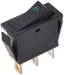 Przełącznik ON/OFF IWH grün 19030, 12 V, 10 A