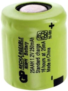 Akumulator specjalny GP Batteries 110558, NiMH, 250 mAh, 1.2 V, 1 szt.