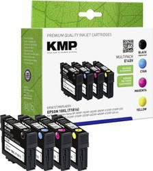 Wkład atramentowy KMP Combi Pack E145V czarny, cyjan, magenta, żółty 1622.0050 atrament KMP E145V 1622,4050, 1 zest.