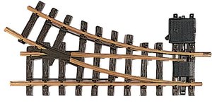 Zwrotnica prosta prawa LGB 12000, 300 x 645 mm, 30°, sterowana ręcznie, skala IIm