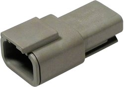 Złącze okrągłe TE Connectivity DTM 04-3 P, Ilość styków: 3, 1 szt.