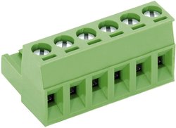 Obudowa złącza pin żeńskiego na kabel PTR AK950/3-5.0, Ilość pinów 3, Wymiary siatki: 5 mm, 1 szt.