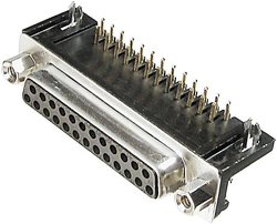 Listwa żeńska D-Sub TRU COMPONENTS TC-A-DF 25 A/KG-T1-203 1586488, styki: 25, 1 szt.