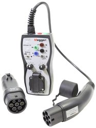 Adapter EV do testowania stacji ładowania, wersja szwajcarska Adapter Megger EVCA210-CH 1013-832