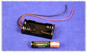 Uchwyt baterii Hammond Electronics BH2AAAW BH2AAAW, tworzywo sztuczne, 1 szt.
