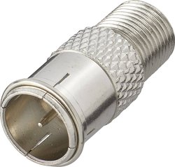 Złącze F [ - ] srebrny Renkforce