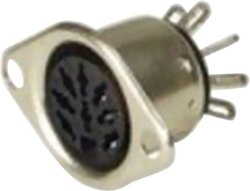 Złącze męskie okrągłe DIN MAB 8 S Hirschmann 930 345-200-1 złącze żeńskie z kołnierzem, wyjście proste Ilość styków: 8  srebrny 1 szt.