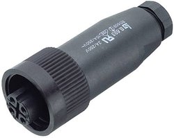 Złącze okrągłe binder 99-4218-00-07, Ilość styków: 6 + PE, 1 szt.