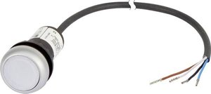 Przycisk Eaton C22-DL-W-K10-24-P62 płaski biały   1 szt.