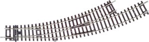 Tor Piko BWL-R3, system A, 55227, zwrotnica lewa, łukowa, kąt 2 x 30°, skala H0