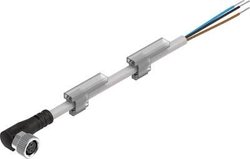 Kabel połączeniowy czujnika/aktuatora FESTO NEBU-M8W3-K-2.5-LE3 541338, 2.50 m, 1 szt.