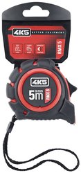 Solidna taśma miernicza, zadrukowana po obu stronach, z magnetycznym haczykiem końcowym Taśma miernicza 4K5 Tools RMX 5 RollMeter 5m 606.100-5