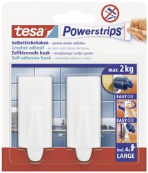 Hak samoprzylepny tesa POWERSTRIPS® 58045-00000-20 2 szt.