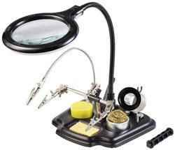 Lampa stołowa z lupą TOOLCRAFT  1.75 x, 4 x 100 mm