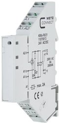Moduł sprzęgający KRA-F8/21, 1 zestyk przełączny, 24 V AC/DC Moduł sprzęgający Metz Connect 11070013, 1 szt.