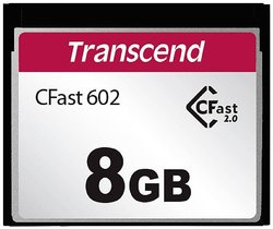 Karta pamięci Cfast, Transcend TS8GCFX602, 8 GB, 500 MB/s / 350 MB/s