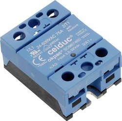 Przekaźnik SSR celduc® relais TC-GSR-1-25DD 60 A 600 V/AC, 600 V/DC Przełączanie w punkcie zero 1 szt.