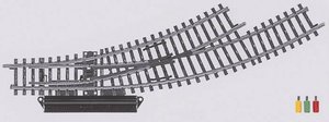 Rozjazd łukowy lewy Marklin 2268, 360 mm, 2x 30°, skala H0, 2 szt.