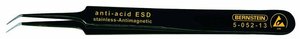 Pęseta SMD, kątowa, bardzo szpiczasta, z powłoką ESD Pęseta do SMD Bernstein Tools  5-052-13 110 mm