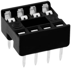 Connfly Podstawka pod układy scalone Wymiary siatki: 2.54 mm Ilość styków: 8 1 szt. tuba