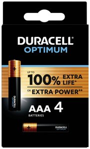 Bateria AAA/R03 Duracell Optimum  1.5 V 4 szt.