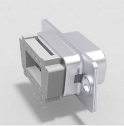 Złącze męskie D-Sub Deltron Connectors DTS25PFC/2, rzędy: 2, styki: 25, 180 °, 1 szt.
