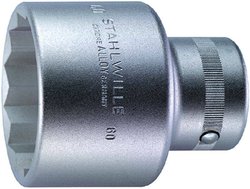 Nasadka 46 mm Stahlwille 60 46 06010046 Podwójny sześciokąt 1 szt.