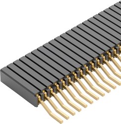 Listwa PIN SMD, żeńska Fischer Elektronik BLM 3 SMD/ 20/G, RM 1,27 1 X 20 GOLD