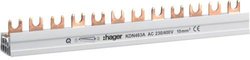 Szyna fazowa Hager KDN463A , , , 4 styki  63 A     1 szt.