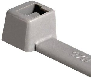 Opaska kablowa HellermannTyton T18R-PA66-GY 116-01818, 101.60 mm, poliamid, 100 szt.