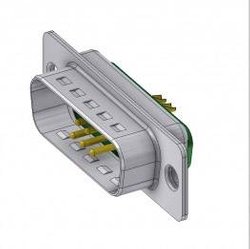 Złącze D-Sub, hybrydowe Deltron Connectors DTS 7W2 PZ, styki: 7, 180 °, 1 szt.