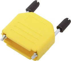 Obudowa złącza D-SUB encitech DPPK15-Y-K 6353-0105-02, tworzywo sztuczne, 180 °, 1 szt.