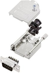 Zestaw listew męskich D-Sub Amphenol L17DTZK25+L717DB25PST, rzędy: 2, styki: 25, 180 °, 1 szt.