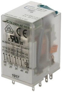 Przekaźnik wtykowy Metz Connect 110017251407 110017251407, 250 V/AC, 7 A, 1 szt.