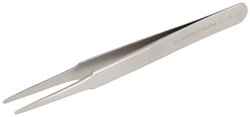Precyzyjna pęseta z płaskimi, zaokrąglonymi końcówkami Pęseta precyzyjna Lindström TL 2A-SA-SL 118 mm