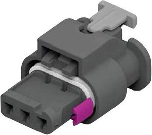 Obudowa złącza pin żeńskiego na kabel TE Connectivity MCON 1.2 1-1718644-1, wire-to-board, piny: 3, 1 szt.