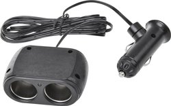 Podwójne gniazdo IWH 019012 Obciążalność prądu maks.: 10 A 12 lub 24 V/DC