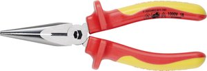 Szczypce płaskie, okrągłe TOOLCRAFT TO-6448056, 160 mm, VDE