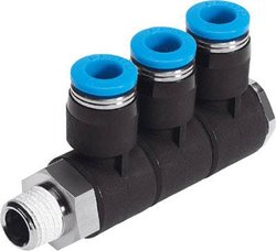 Rozdzielacz FESTO QSLV3-1/4-6       1 szt.