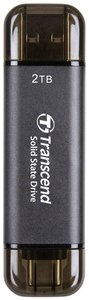 Dysk zewnętrzny SSD Transcend ESD310C TS2TESD310C 2 TB USB 3.2 Gen 2 (USB 3.1), USB-C® czarny