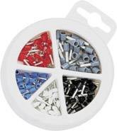 Zestaw końcówek rurkowych NWS 144-BI-150, 0.50 mm² - 2.50 mm², 150 szt.