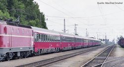 Wagon osobowy Piko H0 58225 Wagon pociągu pospiesznego Eurofima 1x 1, skala H0, 3 szt. Klasa + 2 x 2. ÖBB, skala H0