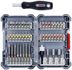 45-częściowy zestaw bitów do wkrętarek Pick&amp,Click + uchwyt Bity Bosch Accessories  2607017692 1 zest.