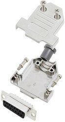 Zestaw listew żeńskich D-Sub TRU COMPONENTS TCDTNT15MDMSK 7708860, rzędy: 2, styki: 15, 180 °, 1 szt.