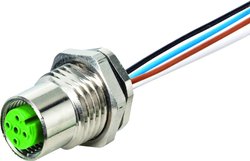 Złącze niekonfekcjonowane czujnika/aktuatora Murr Elektronik 7000-17185-9850100, piny: 8, 1.00 m, 1 szt.