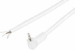 Złącze męskie jack 3,5 mm TRU COMPONENTS 1582538, niklowany, złącze męskie kątowe, 1 szt.