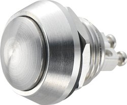 Przycisk wandaloodporny chwilowy TRU COMPONENTS GQ12B-S, 1 x wył/(wł), IP65, 1 szt.